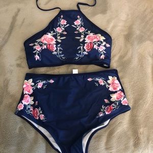 Plus size bathing suit! Two piece